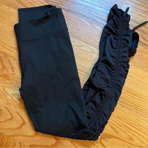 Fabletics Cashel Foldover PureLuxe Legging in black size medium - Picture 4 of 8